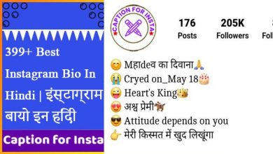 Instagram Bio In Hindi