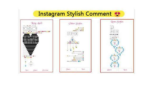 Instagram Stylish Comment