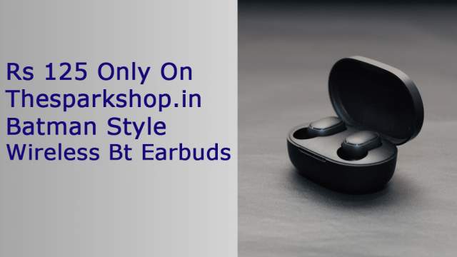 Rs 125 Only On Thesparkshop.in Batman Style Wireless Bt Earbuds